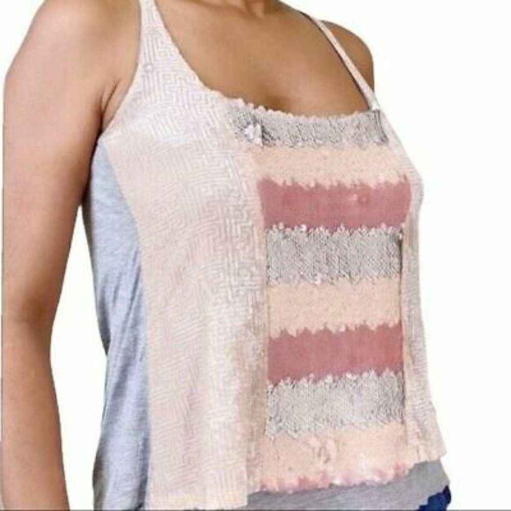 Tiny Marianne Sequin Tank Top